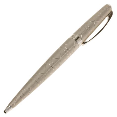 christian dior silver finish ballpoint pen|Dior designer pens.